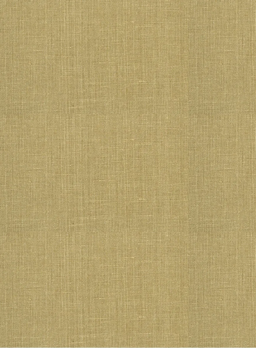 British Khaki Linen Pants