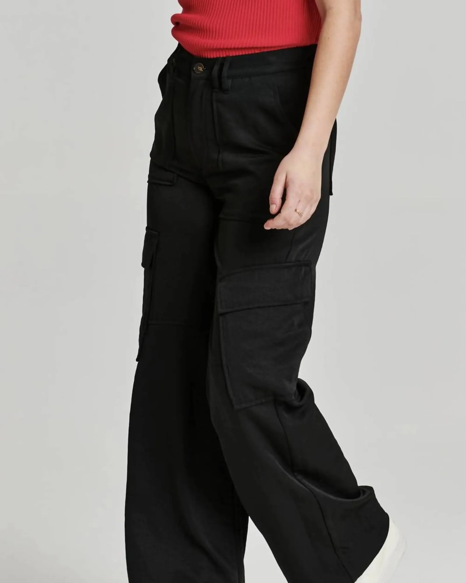 Cairo Cargo Pants in Black | Black