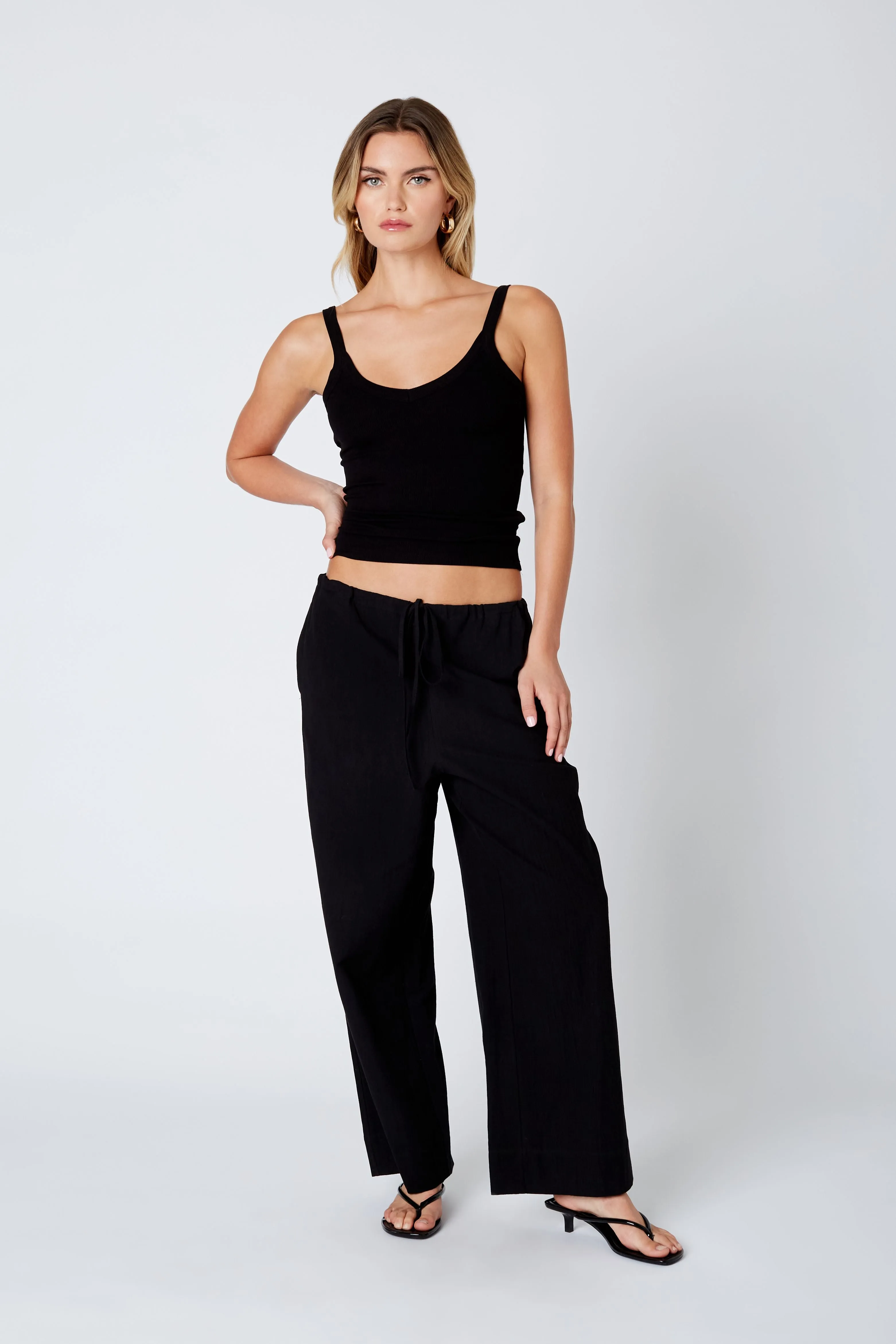 Checking In Cotton Pant