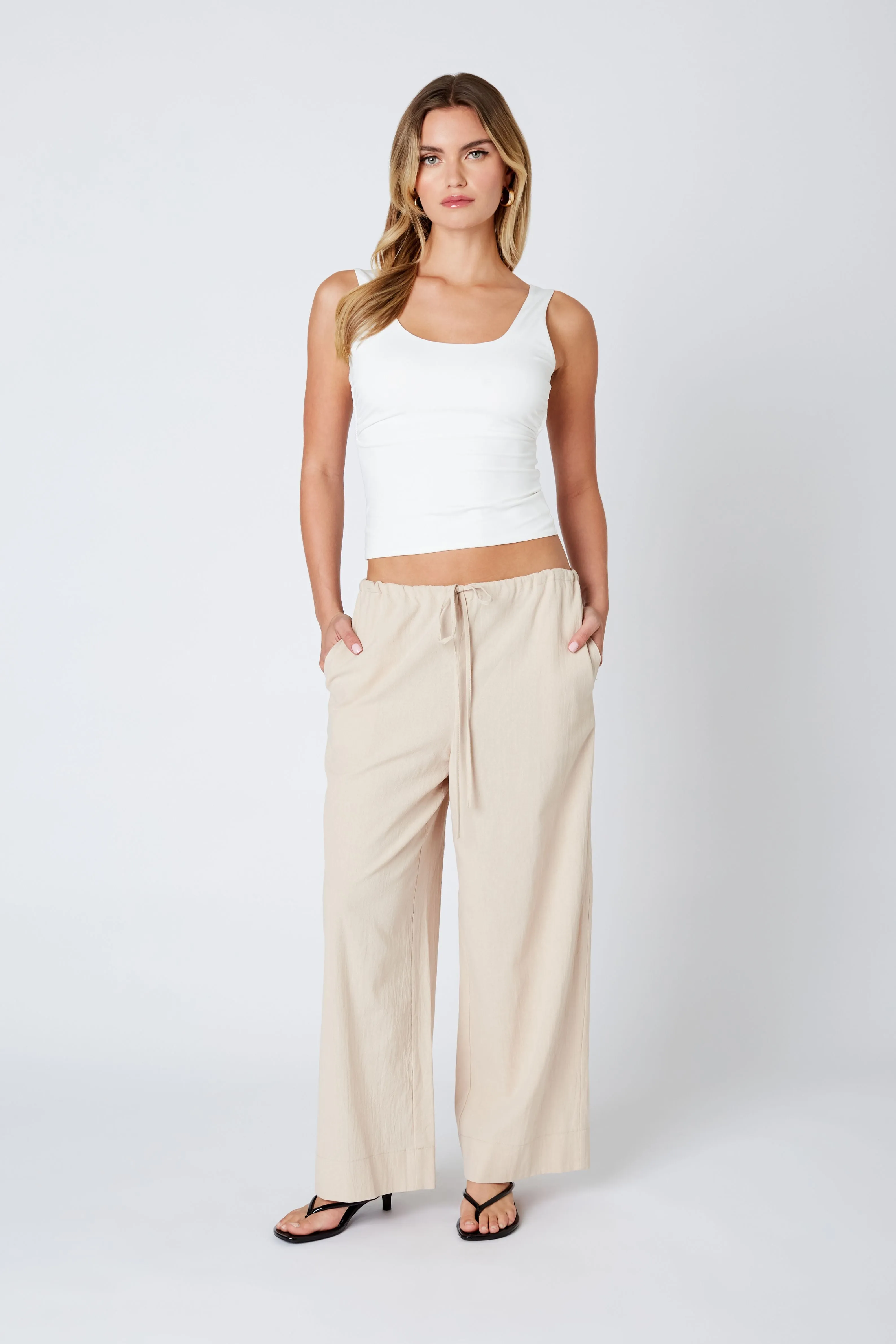 Checking In Cotton Pant