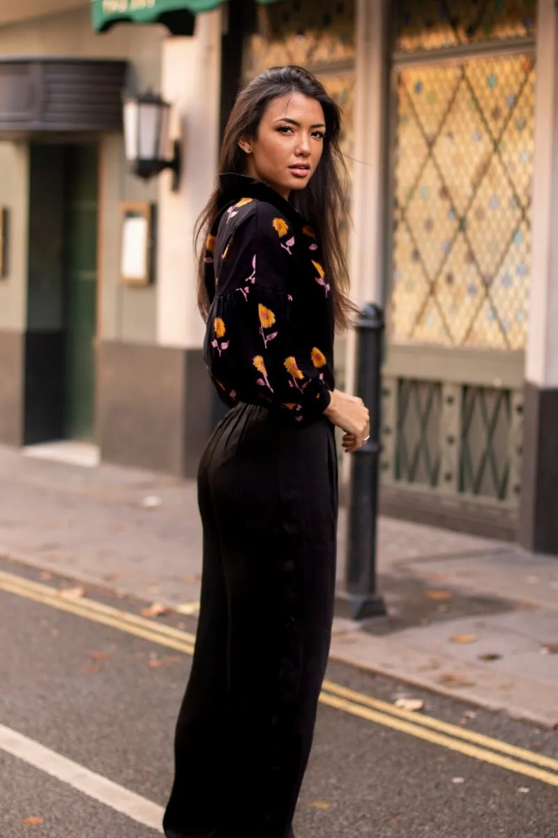 Collared Top in Sunflower
