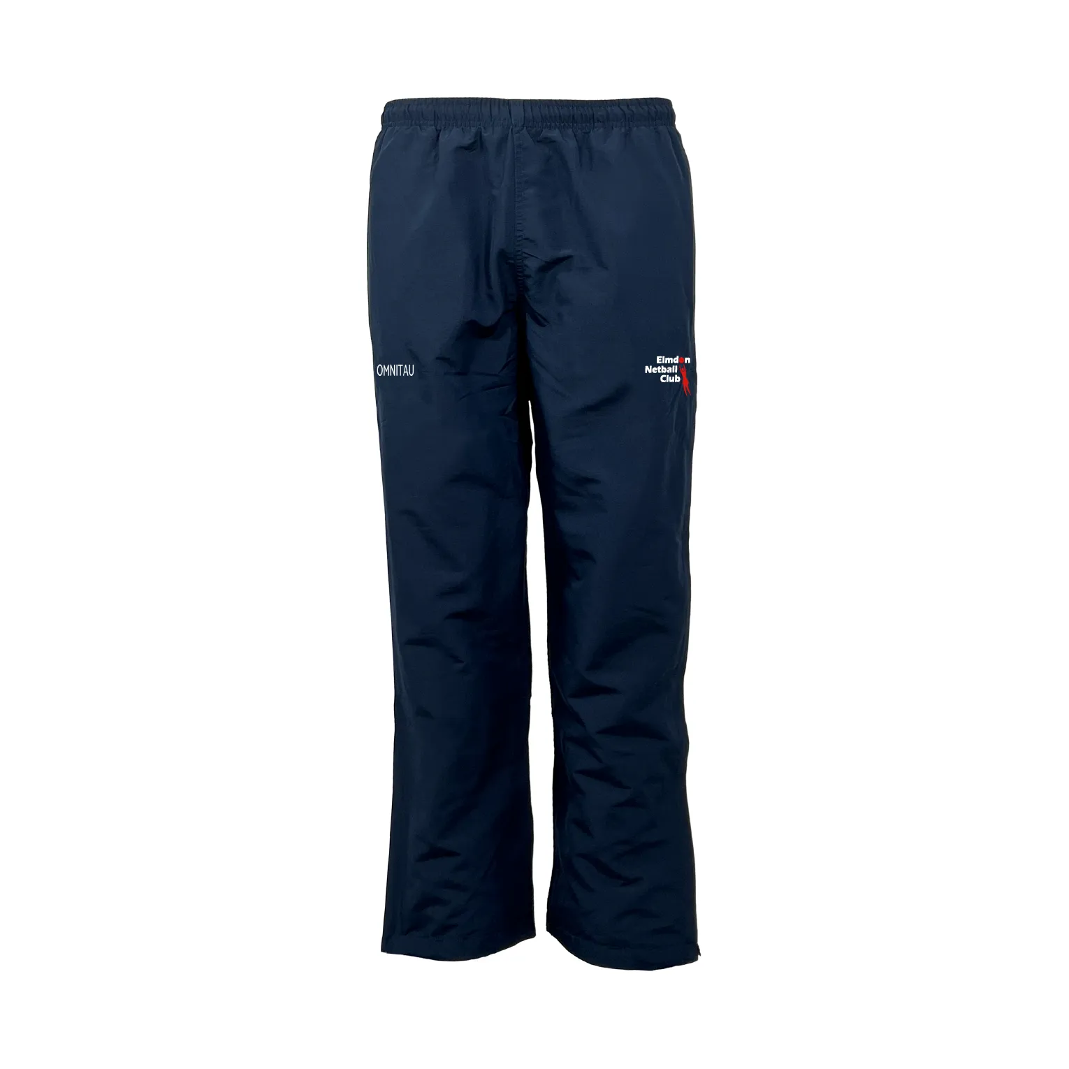 Elmdon Netball Club Women's Team Sports Breathable Classic Full Zip Tracksuit Pant - Navy