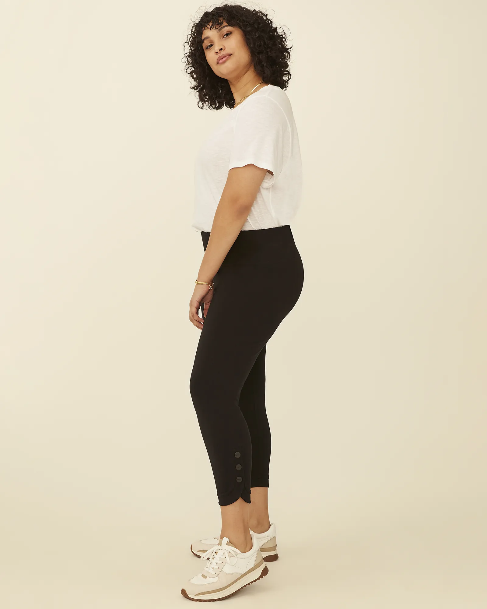 Emma High Rise Legging | Black