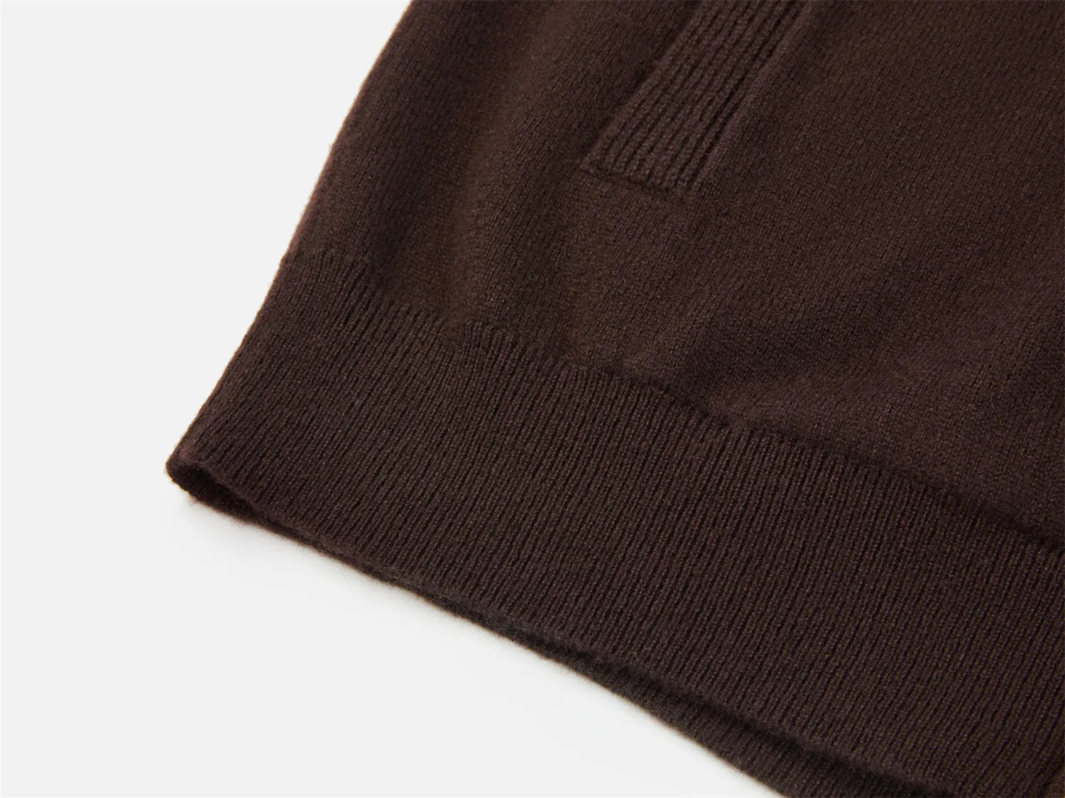 EP YAYING Cashmere Hooded Knitted Cardigan
