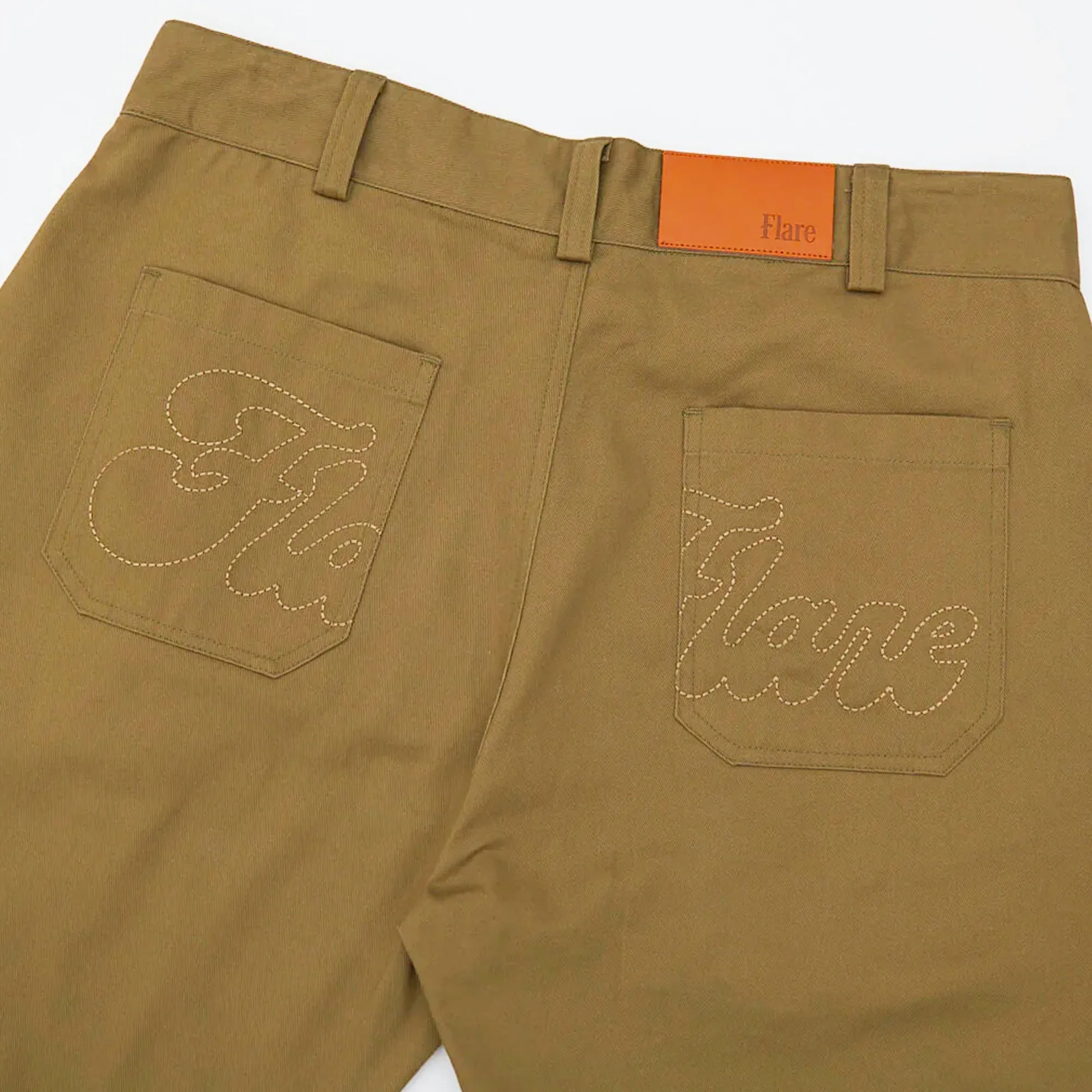 Flare Mens Spiral Flare Chinos