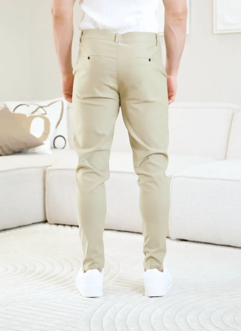 Lightweight chinos - beige
