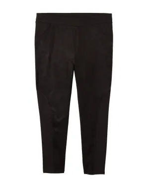 Mecca Faux Suede Legging | Black