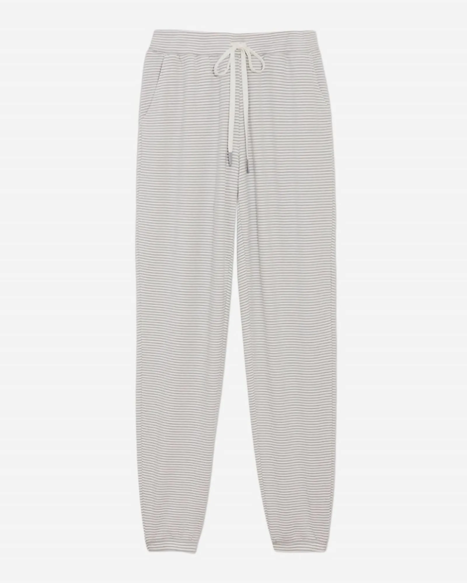 Mini-Stripe Jogger in Grey | Grey