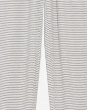 Mini-Stripe Jogger in Grey | Grey