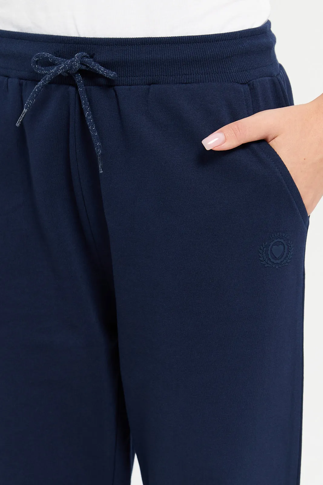 Senior Girls Navy Active Pants