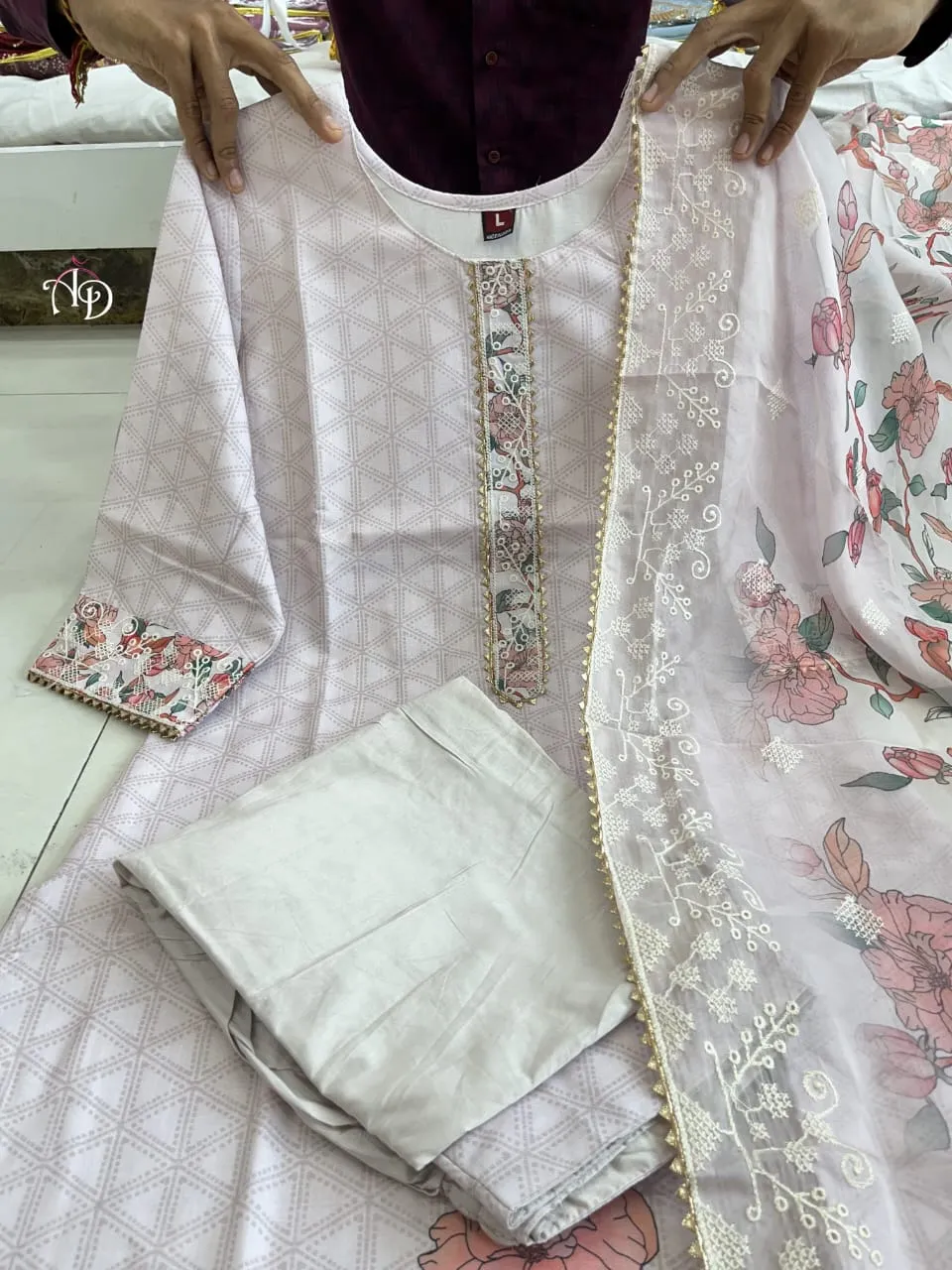 Women's Designer Party Wear Kalavati Pure Lilan Salwar Suite