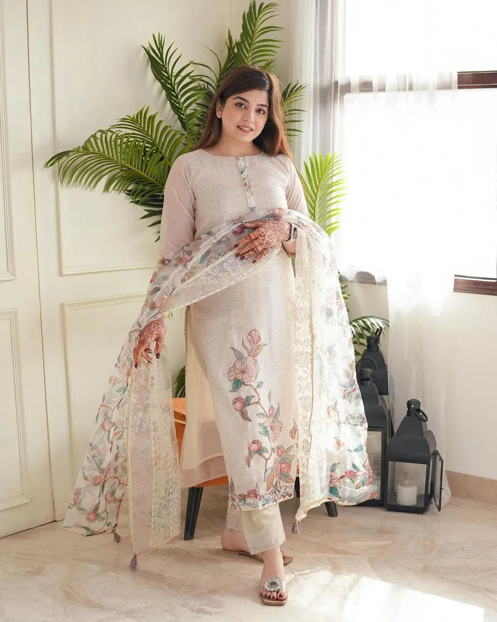Women's Designer Party Wear Kalavati Pure Lilan Salwar Suite