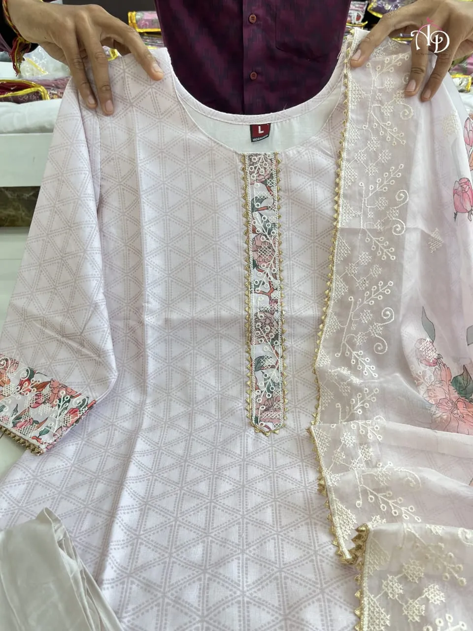 Women's Designer Party Wear Kalavati Pure Lilan Salwar Suite