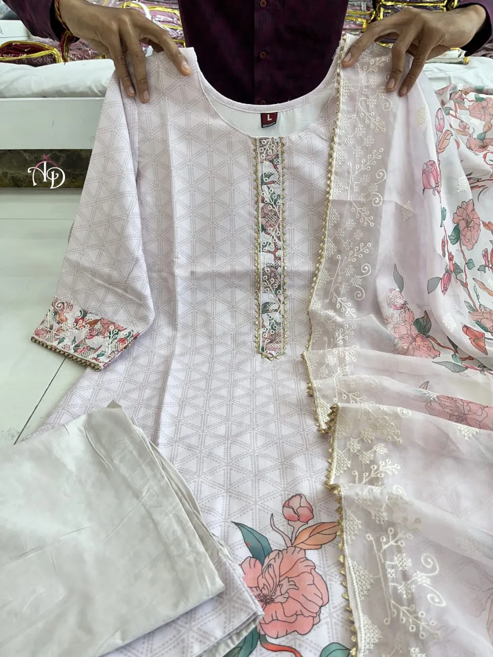 Women's Designer Party Wear Kalavati Pure Lilan Salwar Suite