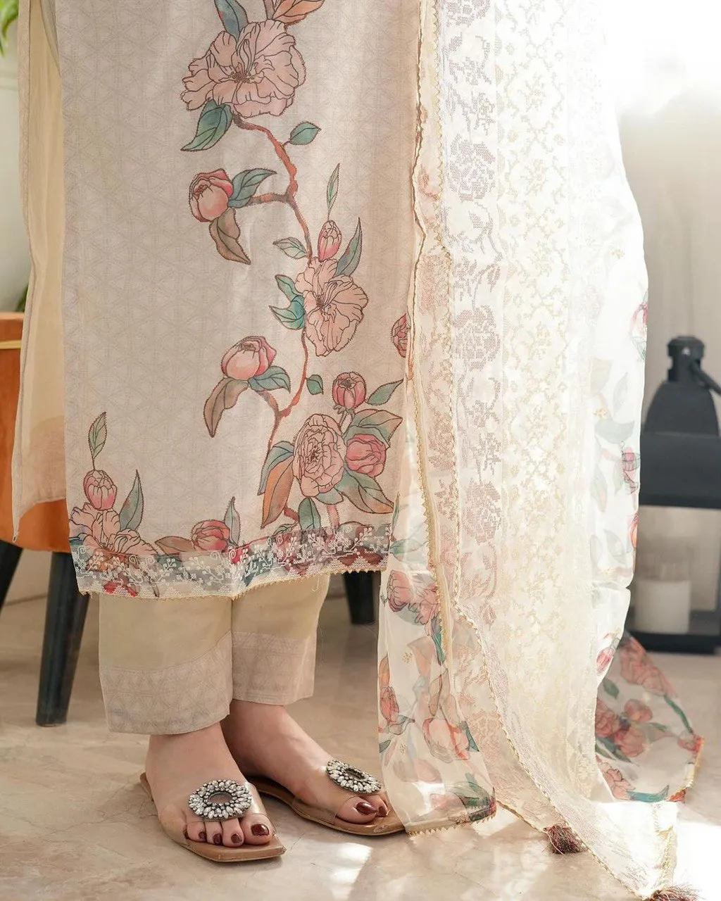 Women's Designer Party Wear Kalavati Pure Lilan Salwar Suite